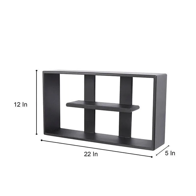 Urban Chic Wall Shelf - Black