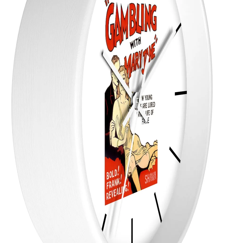 VCC Home & Livings-Home Decor / Wall clock / Gambling with Mary jane