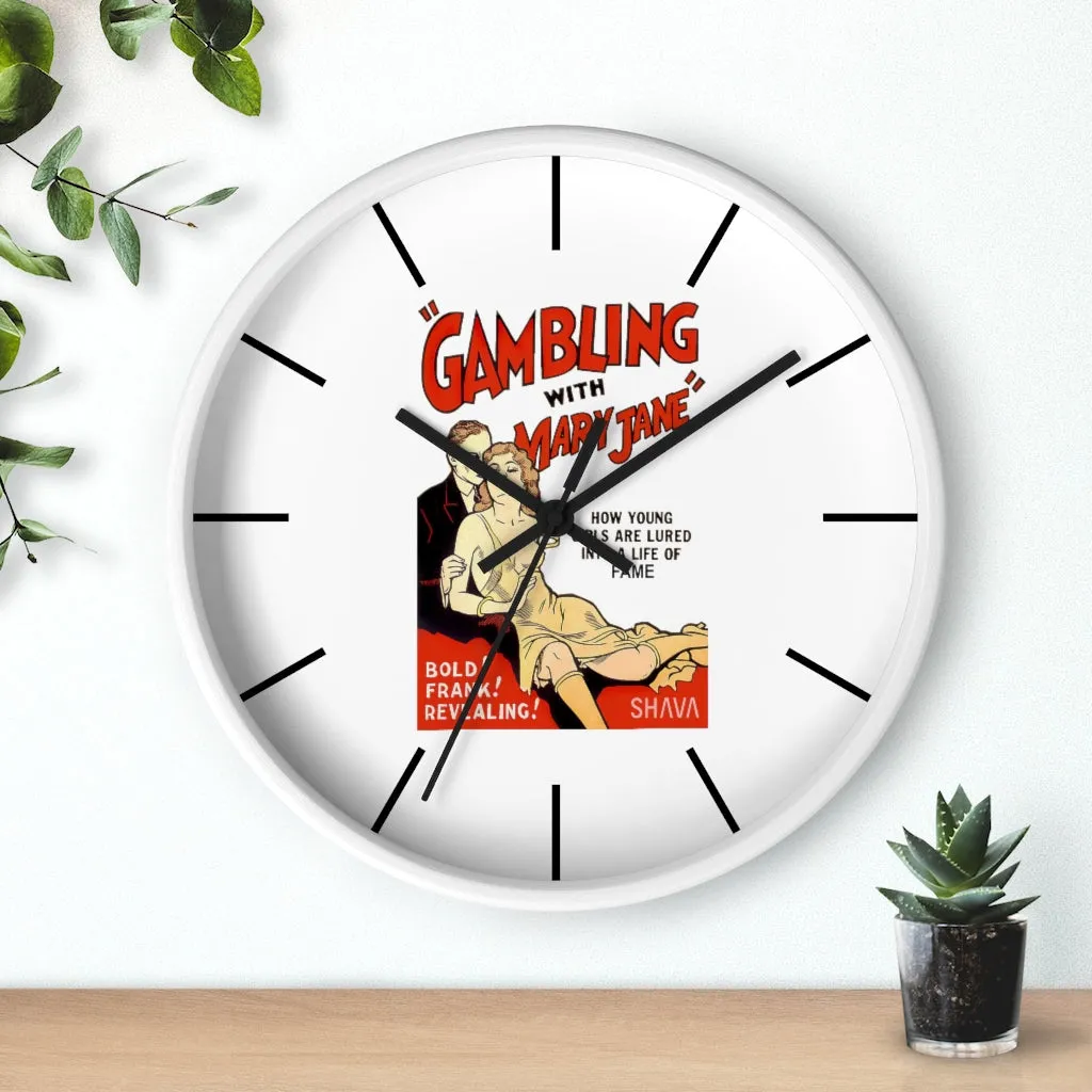 VCC Home & Livings-Home Decor / Wall clock / Gambling with Mary jane