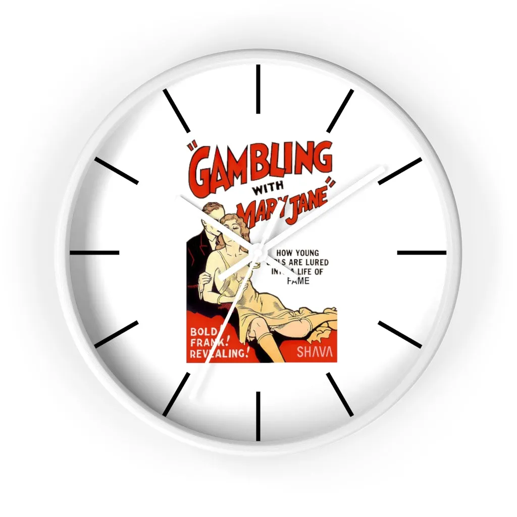 VCC Home & Livings-Home Decor / Wall clock / Gambling with Mary jane