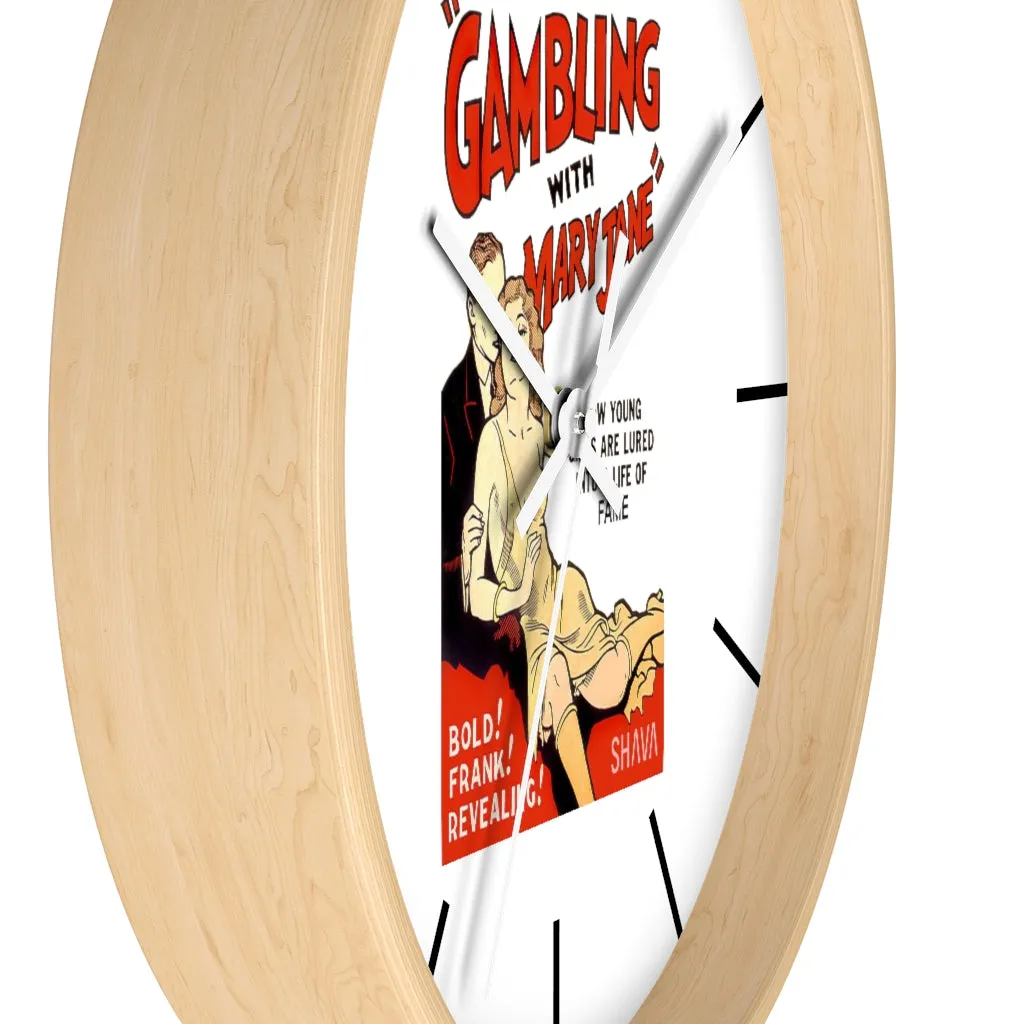 VCC Home & Livings-Home Decor / Wall clock / Gambling with Mary jane