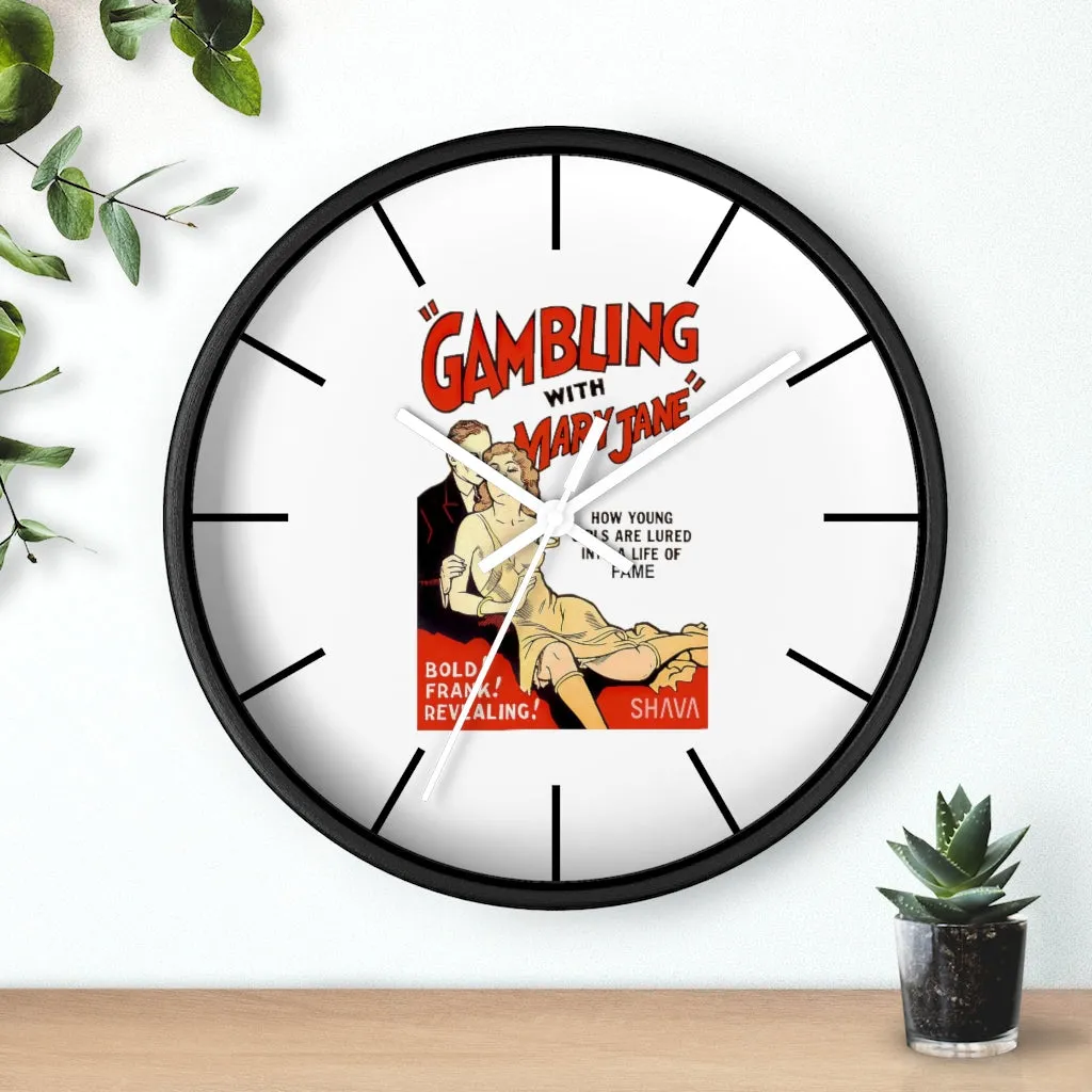 VCC Home & Livings-Home Decor / Wall clock / Gambling with Mary jane