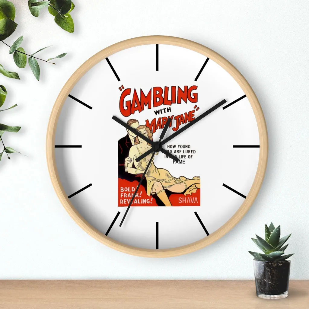 VCC Home & Livings-Home Decor / Wall clock / Gambling with Mary jane