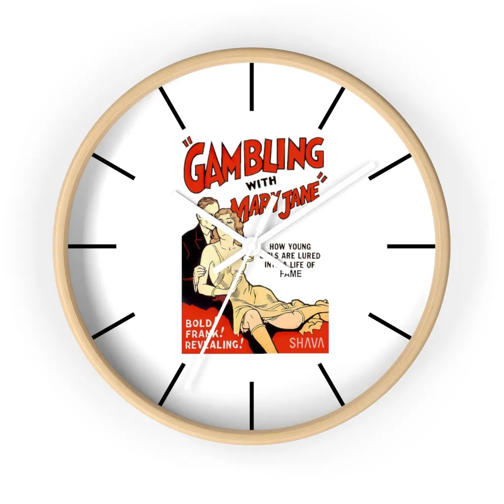 VCC Home & Livings-Home Decor / Wall clock / Gambling with Mary jane