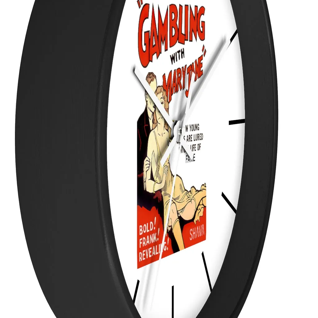 VCC Home & Livings-Home Decor / Wall clock / Gambling with Mary jane