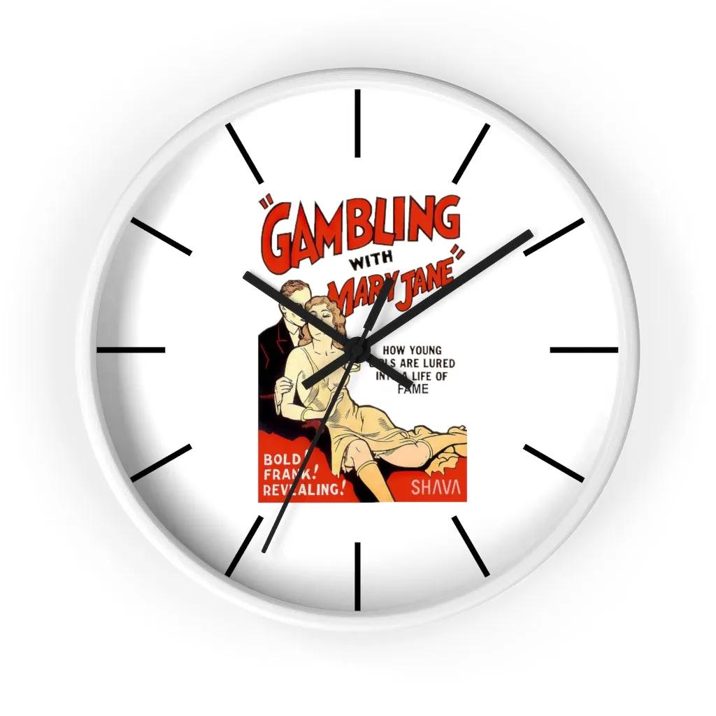 VCC Home & Livings-Home Decor / Wall clock / Gambling with Mary jane