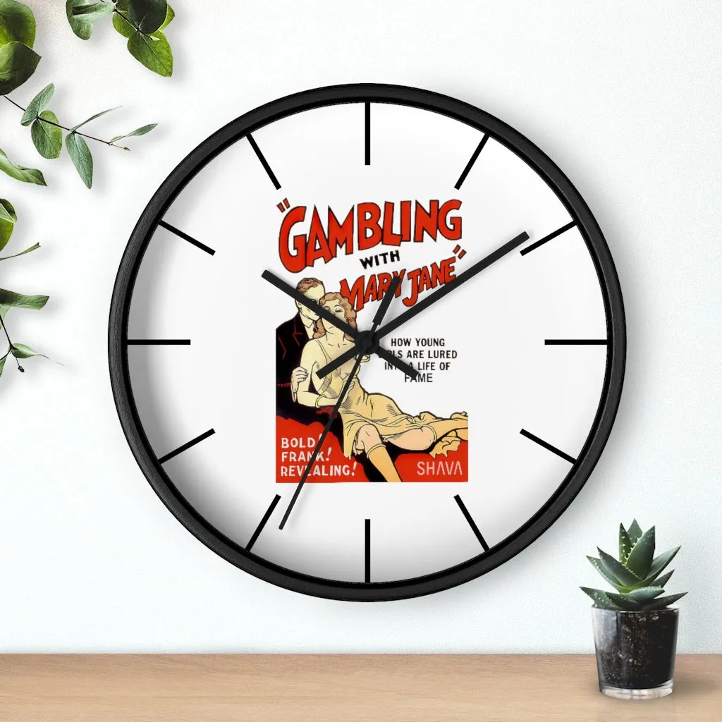 VCC Home & Livings-Home Decor / Wall clock / Gambling with Mary jane