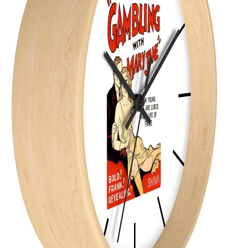 VCC Home & Livings-Home Decor / Wall clock / Gambling with Mary jane