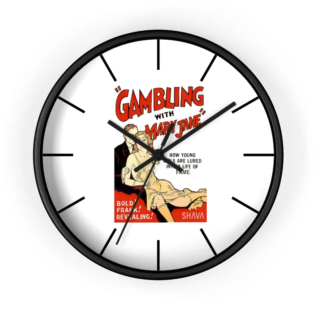 VCC Home & Livings-Home Decor / Wall clock / Gambling with Mary jane