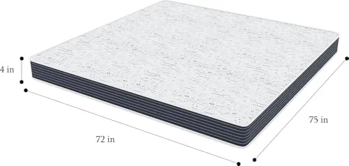 WESTIDO SteadySupport Multiple High Resilience (HR) Foam | High Resilience (HR) Foam Knitted Fabric King Size Zero Partner Disturbance SteadySupportKQ4inch72x75