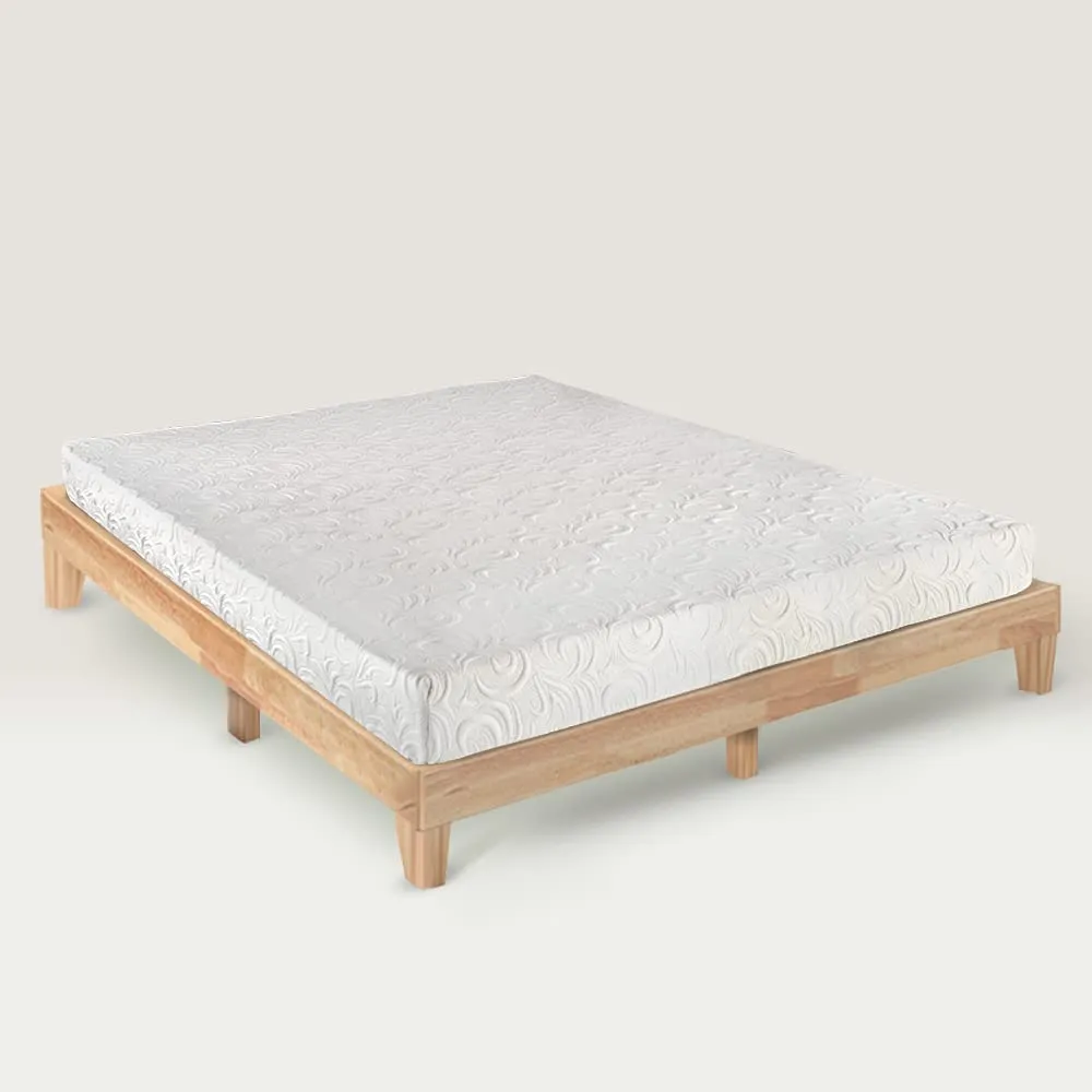 WHITE BERRY Signature: 8" - Most economical Memory Foam Mattress with high Resilience Open Cell Foam for top Notch Comfort. Firmness: Medium Soft, Queen Bed Mattress [75 X 66 X 8]